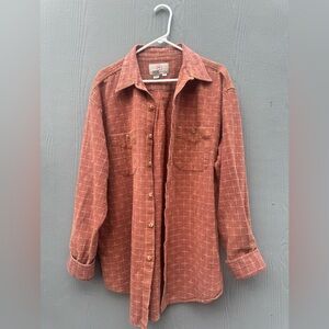 Vintage 90s Territory Ahead Men’s Long Sleeve Button Down Shirt Size XL